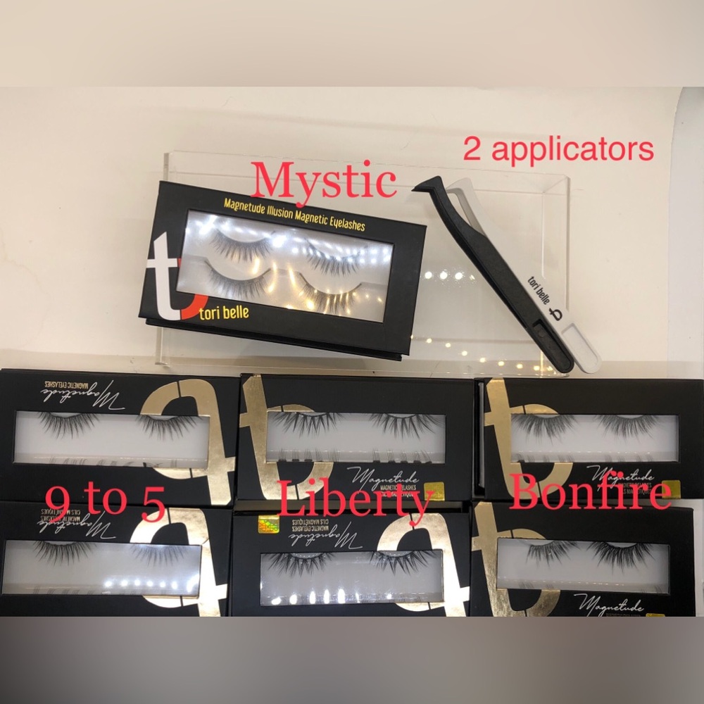 Tori belle magnetic 9-5 lashes with anchors lot of 9 bundle